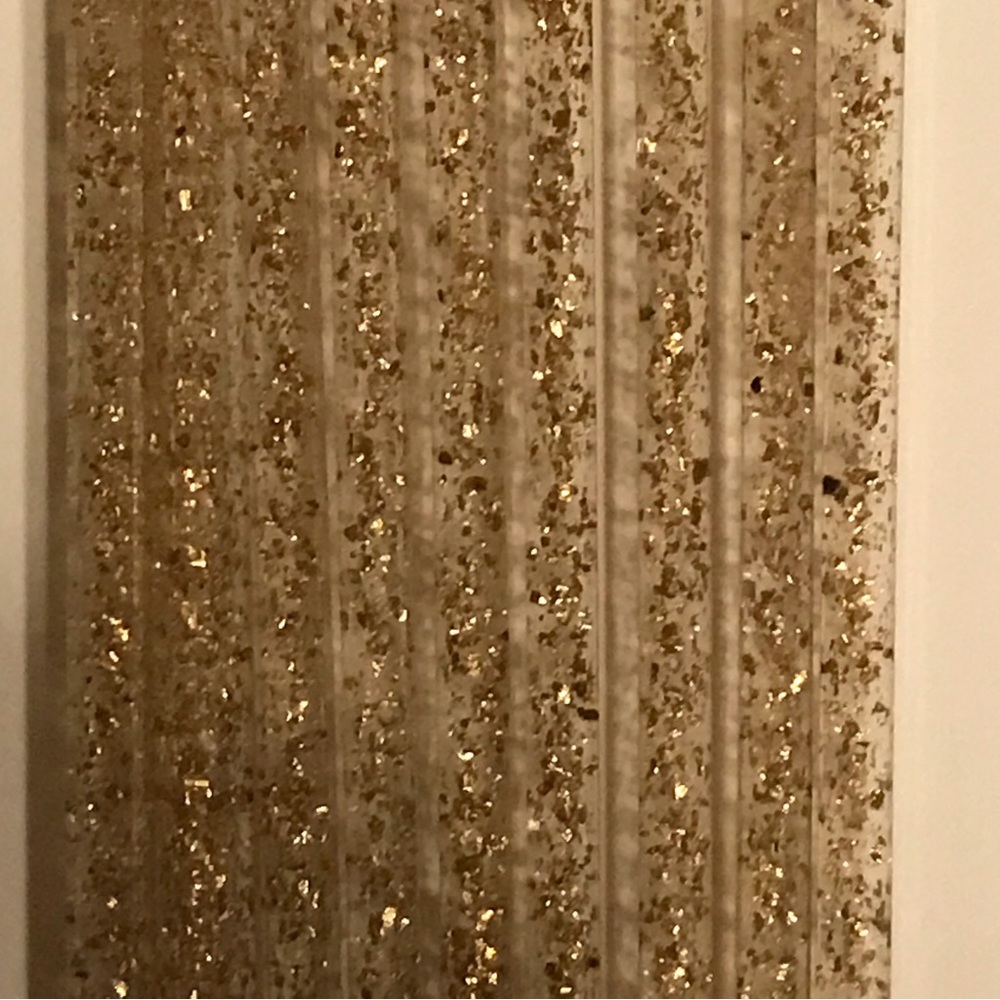 Vintage  9 Swizzle Sticks clear plastic with Gold glitter cocktail bar ware - Picture 10 of 11